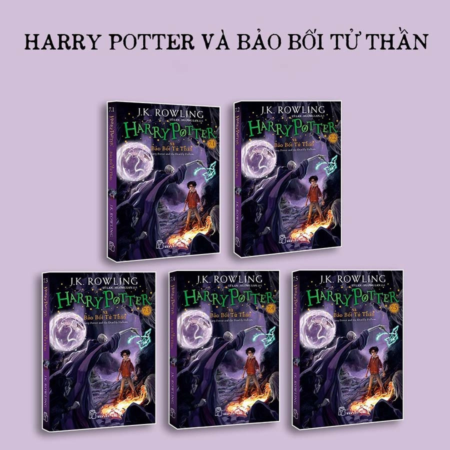 Boxset Harry Potter Trọn bộ 7 Tập - Khổ Nhỏ (Bộ 30 Cuốn)