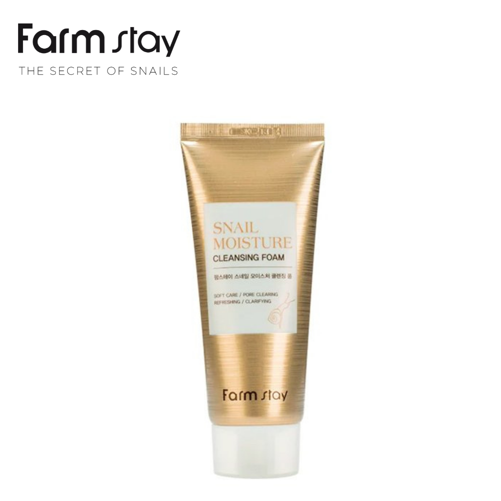 Sữa rửa mặt Farmstay Snail Moisture Cleansing Foam 100ml/tuýp