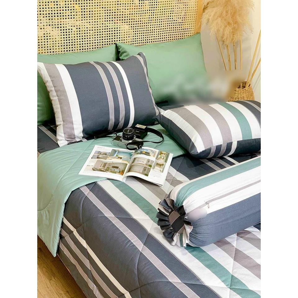 CHĂN RA GỐI COTTON SATIN HÀN QUỐC CAO CẤP