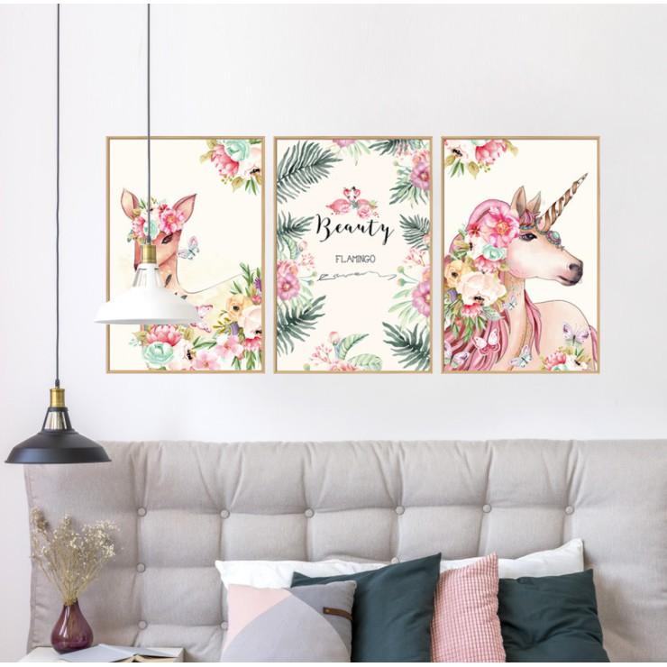 Decal trang trí tường - 3 KHUNG ẢNH BẮC ÂU HIỆN ĐẠI