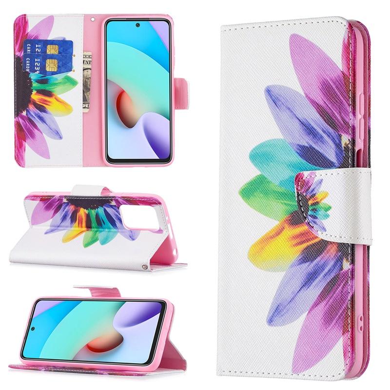 Ốp lưng điện thoại dạng ví da lật dành cho Xiaomi 11T Redmi 10 Redmi Note 10 Pro 5G