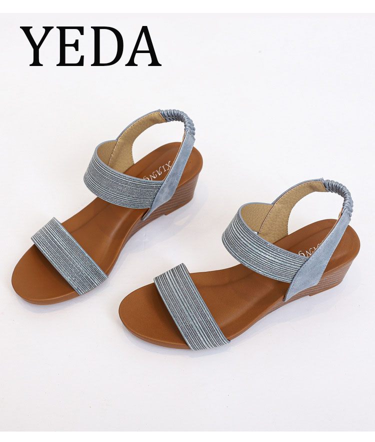 Giày quai ngang nữ giày sandals nữ dép quai hậu nữ cao 5 cm - 1418