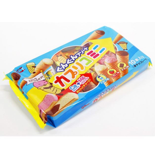 Bánh Ốc Quế nhân Kem Glico Nhật cho bé hộp 10 chiếc