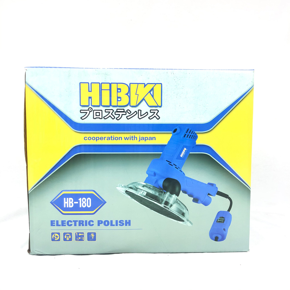 Máy Chà Tường ABG Hibiki HB-180 - Công Dụng Đánh Bóng Mặt Tường, Tích Hợp Máy Hút Bụi Giúp Giảm Thiểu Ô Nhiễm, Ứng Dụng Rộng Rãi Trong Xây Dựng, Nhà Cửa, Công Nghệ Thái Lan  -  Hàng Chính Hãng