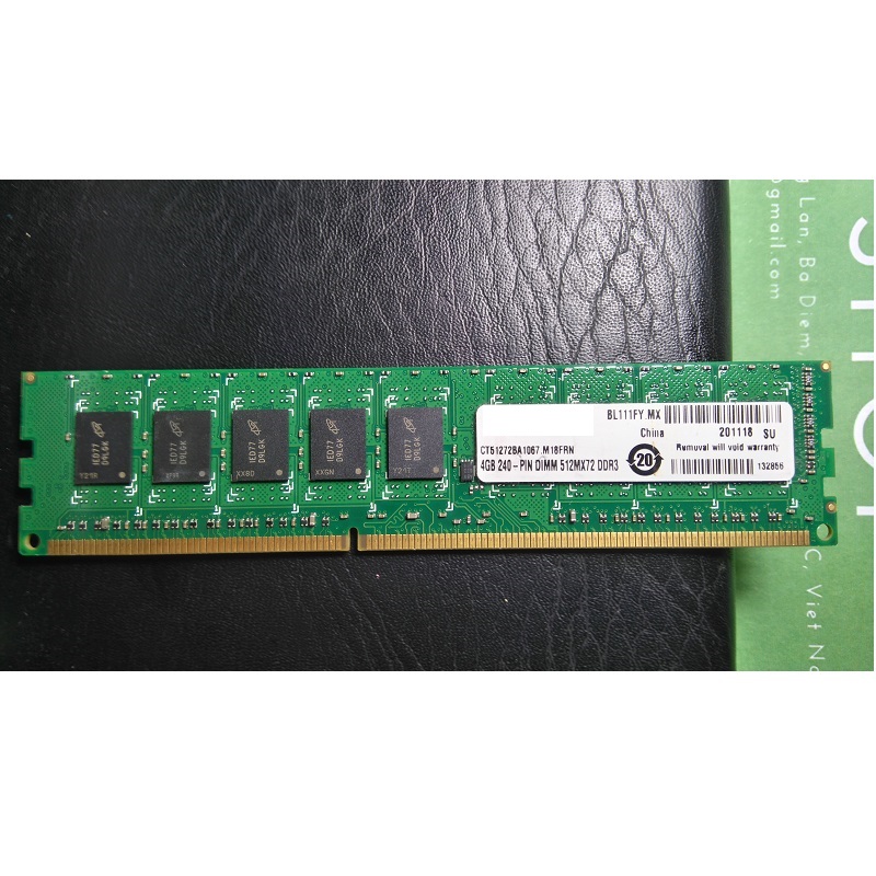 Ram PC 4GB DDR3L bus 1600 (12800U) dùng cho máy bàn 