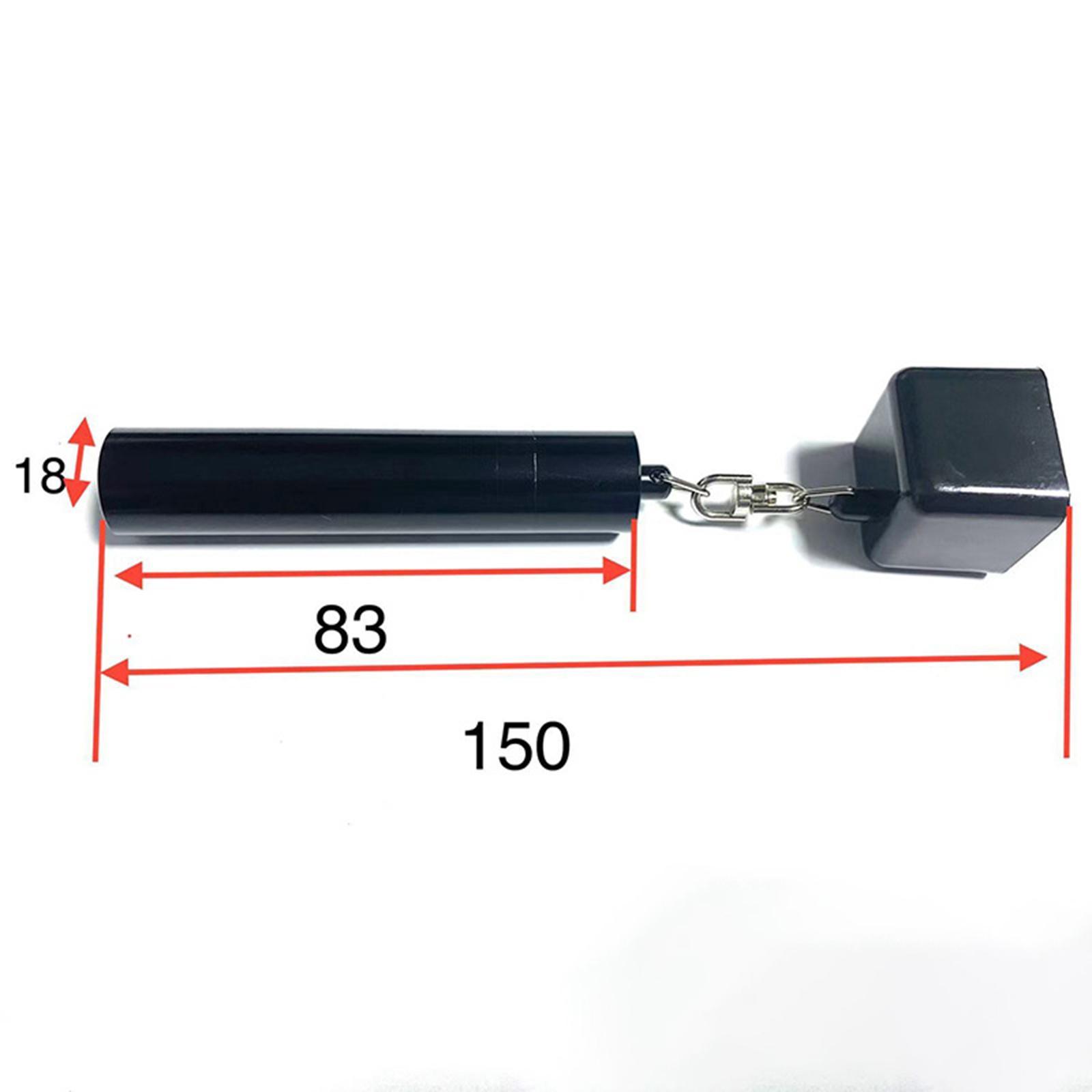 Professional Billiards Pool Cue Chalk Holder for Billiards Snooker Black