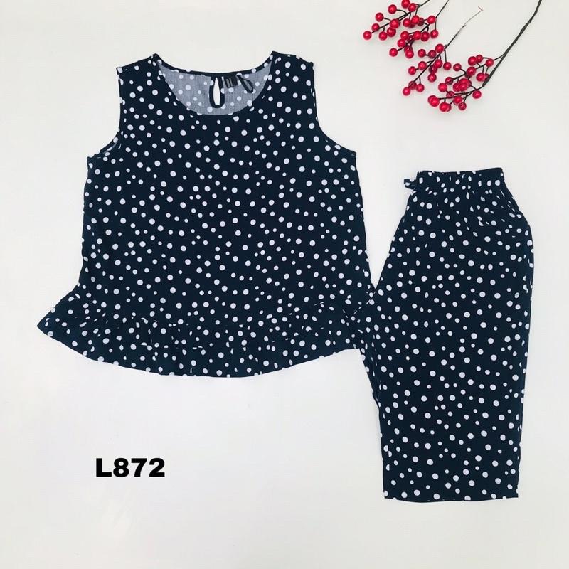 Đồ Bộ Nữ Tole Lanh Quần Lửng