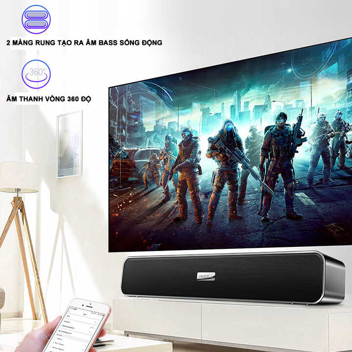 Loa thanh soundbar bluetooth YINDIAO A36 - Hàng Nhập Khẩu