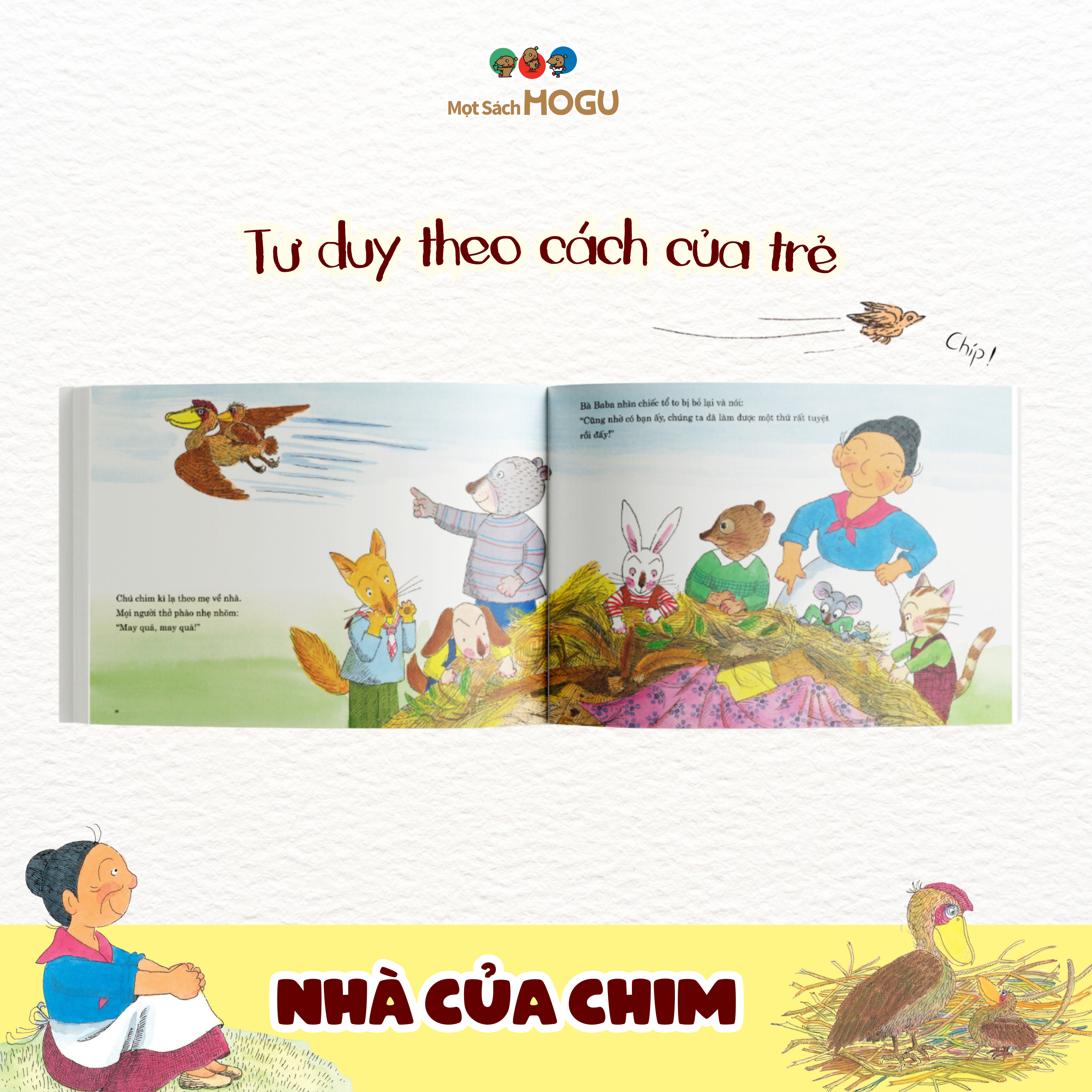 Truyện Ehon bé 3-4-5 tuổi - Nhà của chim