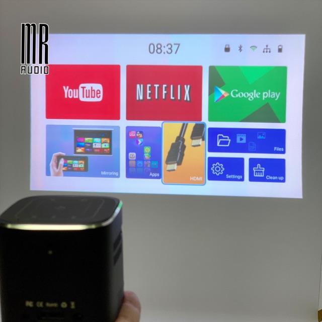 Máy chiếu DLP Wejoy S12 nhỏ nhất thế giới - chạy Android - Smart tivi 150 inch bỏ túi