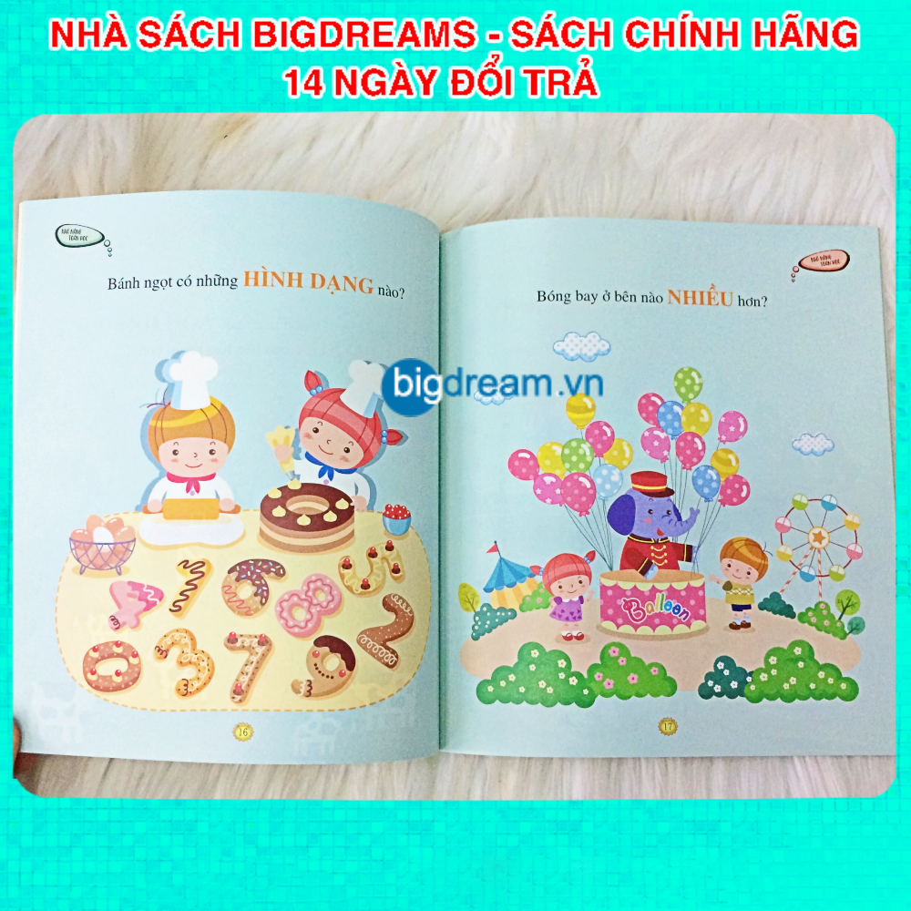 Mẹ Hỏi Con Trả Lời - Khả Năng Toán Học - Cuốn Sách Vỡ Lòng Đầu Tiên Của Tớ Truyện kể cho bé trước giờ đi ngủ 0-3 tuổi