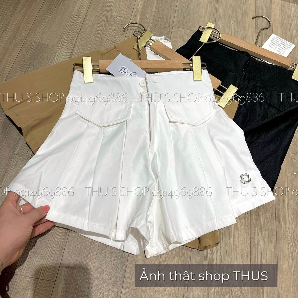 Quần giả váy xòe ngắn phối với áo nào để thật HOT TREND