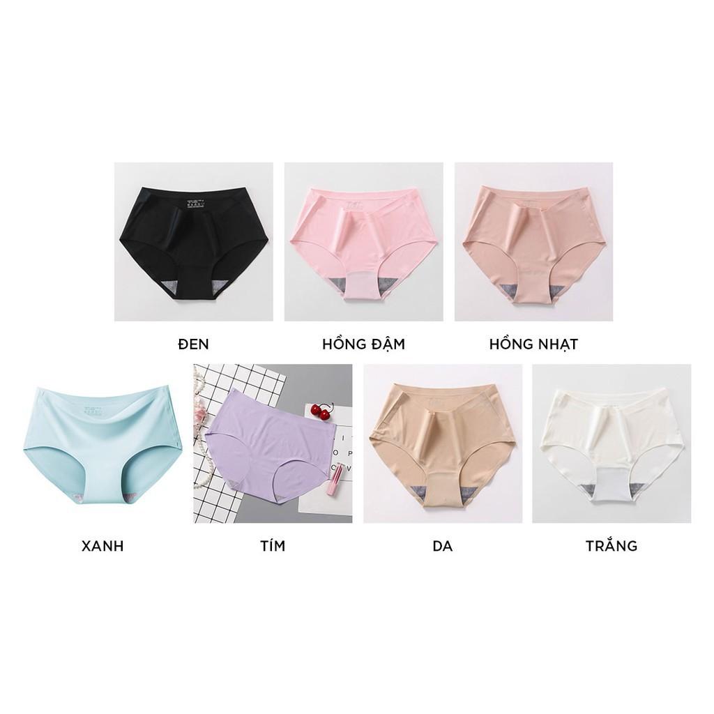 Quần lót nữ ️️ Quần chip nữ không đường may - Quần lót nữ đúc su kháng khuẩn mềm mại