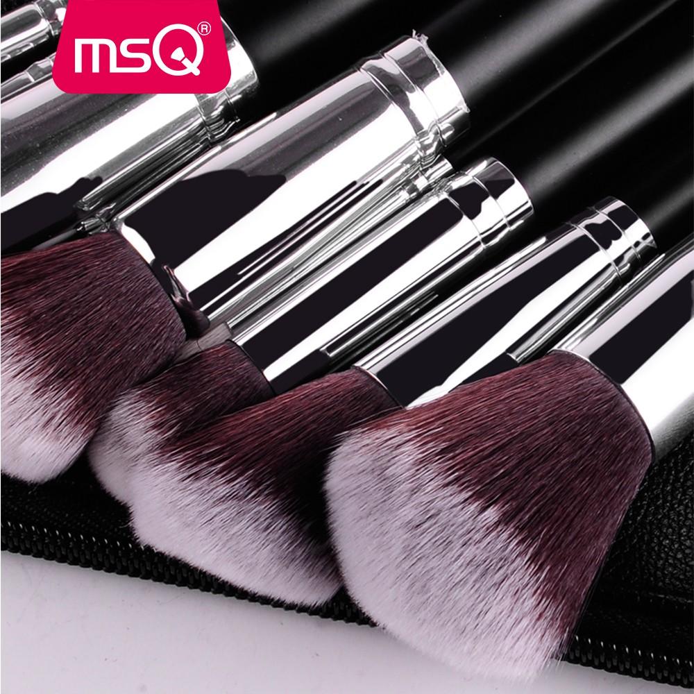 Bộ cọ trang điểm chuyên nghiệp cao cấp 15 cây MSQ Luxury Classic 15 psc Antipacterial Pro Brush Set