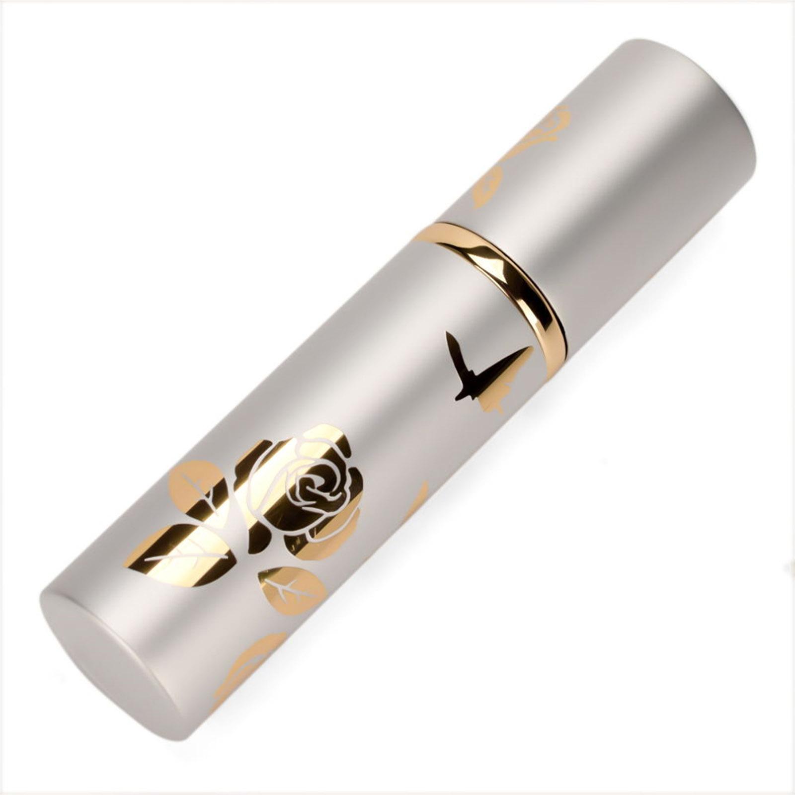 5 chai xịt rỗng để đựng nước hoa, nước tẩy trang, 10ml,bằng chất liệu nhôm và thủy tinh, rất bền và trang nhã.
