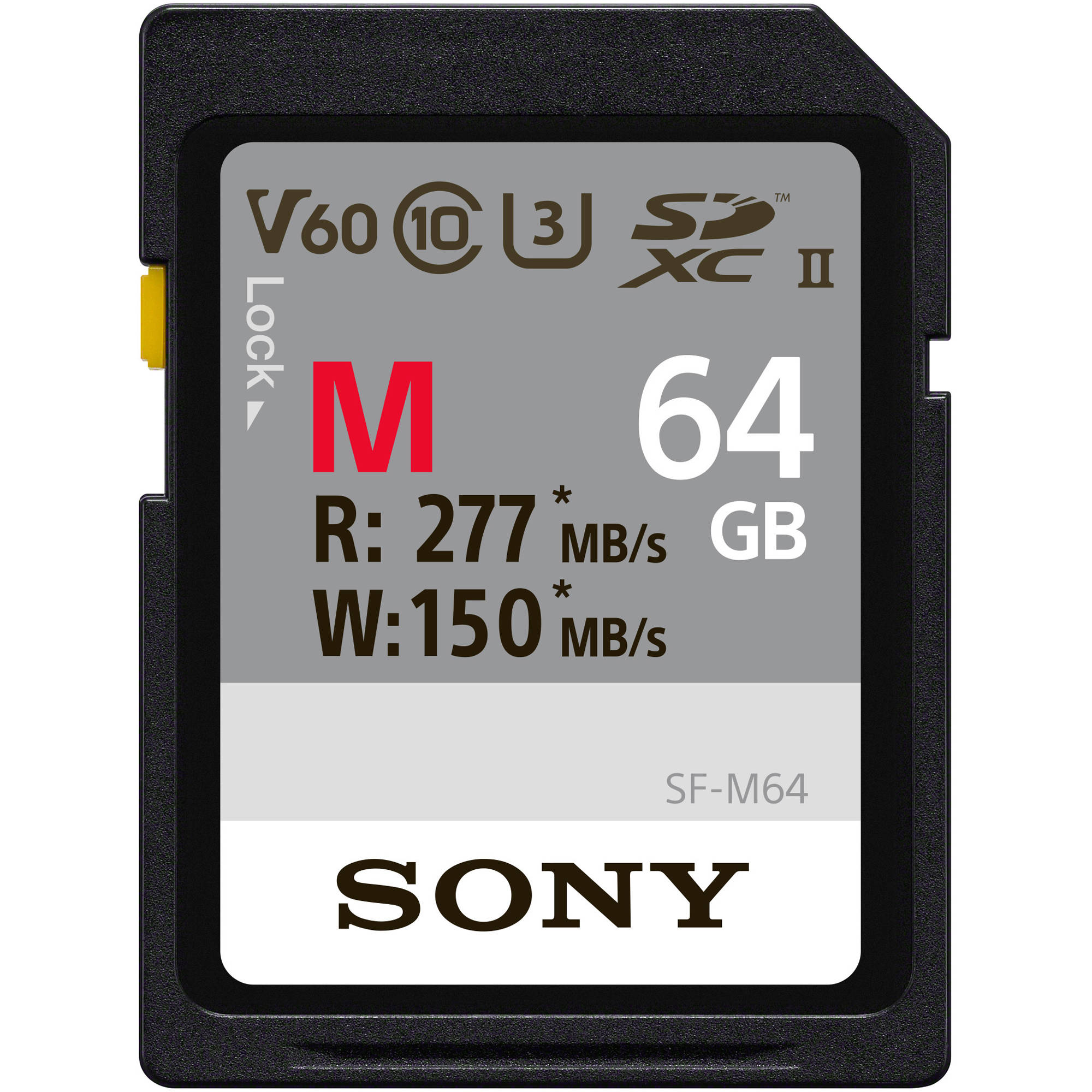 THẺ NHỚ SONY 64GB SDXC UHS-II 277MB/S (SF-M64/T2) | Hàng Chính Hãng