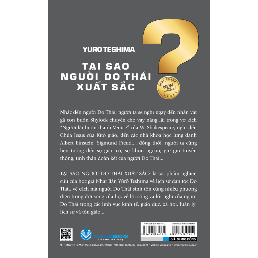 Tại Sao Người Do Thái Xuất Sắc (Tái Bản)