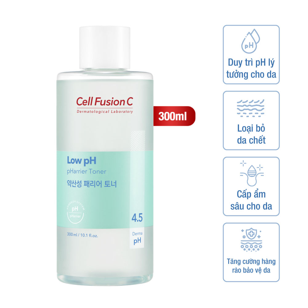 Nước Cân Bằng Tăng Cường Hàng Rào Bảo Vệ Da Cell Fusion C Low Ph Pharrier Toner (300ml)