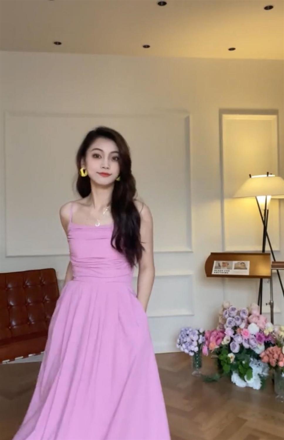 TOBE1SHOP Tea Break French Sling Dress 2023 Mùa hè bờ biển nghỉ mát thắt lưng có vẻ gầy màu vàng một chữ đầm dài