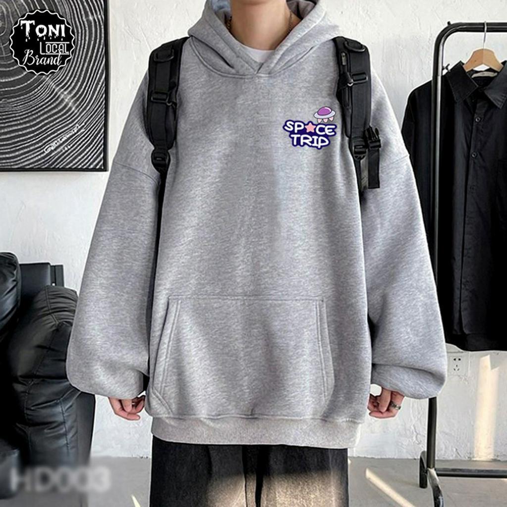Áo Hoodie Local Brand Space Trip nỉ bông dày form rộng Unisex