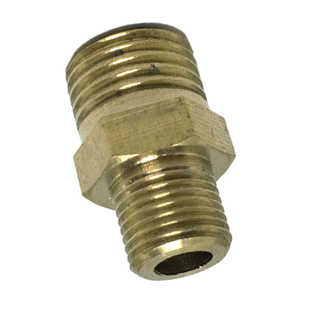 1 Đồng DN6 Nam x DN8 Nam Đường Chỉ Kết Nối Adapter Ống Bushing