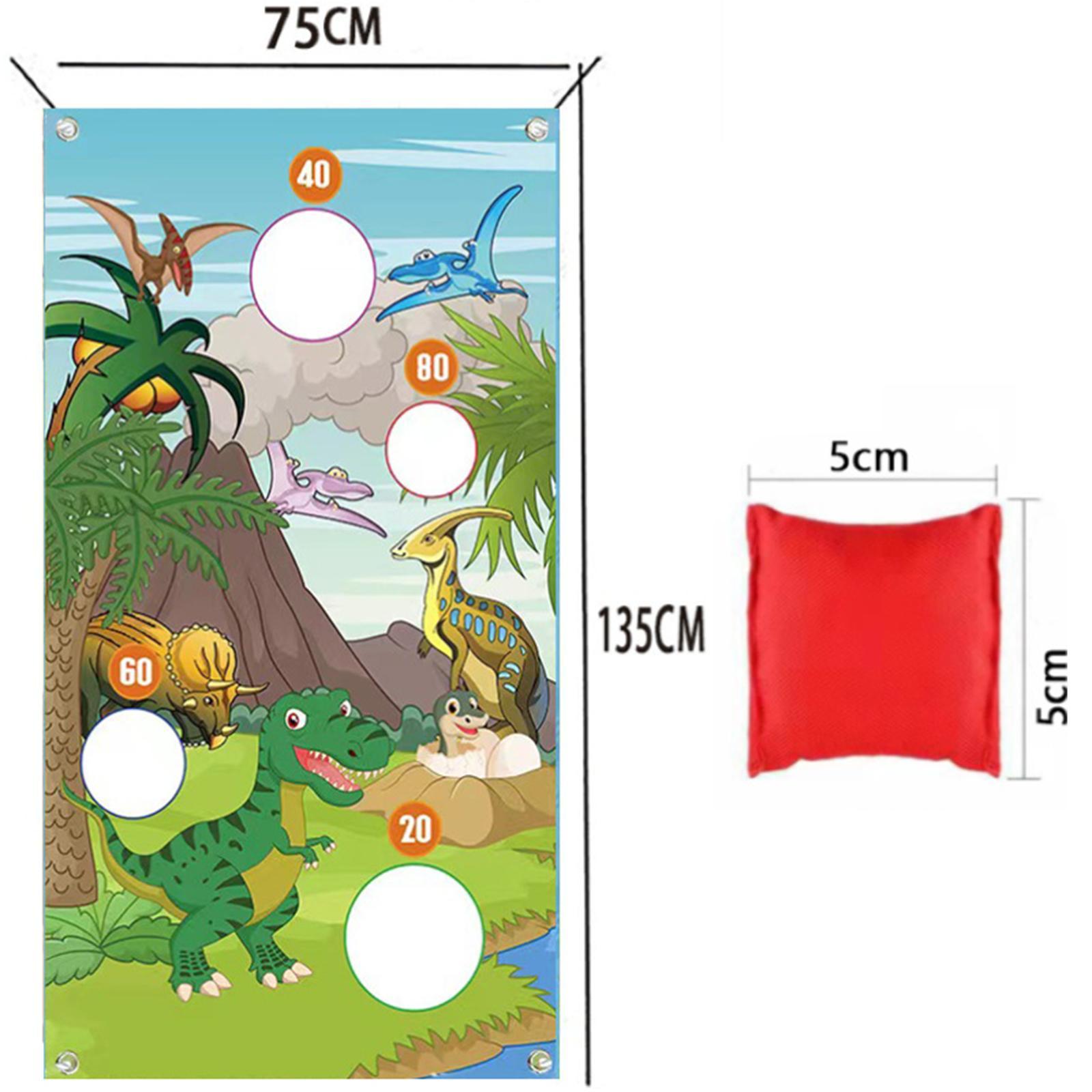 Dinosaur Children Bag Throwing Game Supplies Party Favors Toys for Gifts
