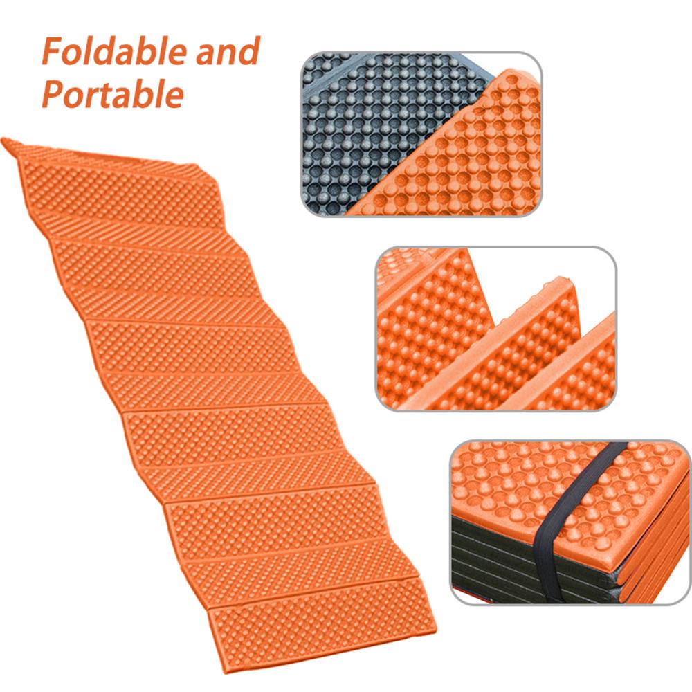 Portable Foam Camping Sleeping Pad Moisture-proof Lightweight Folding Camping Pad Mattress for Outdoor Hiking Backpacking Picnic