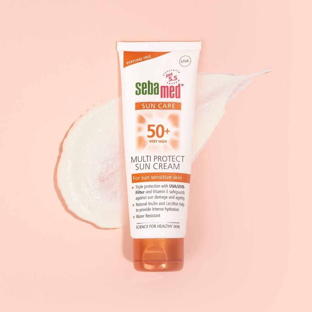 Kem chống nắng dành cho da nhạy cảm Sebamed Multi Protect Sun Cream SPF50+ 75ml