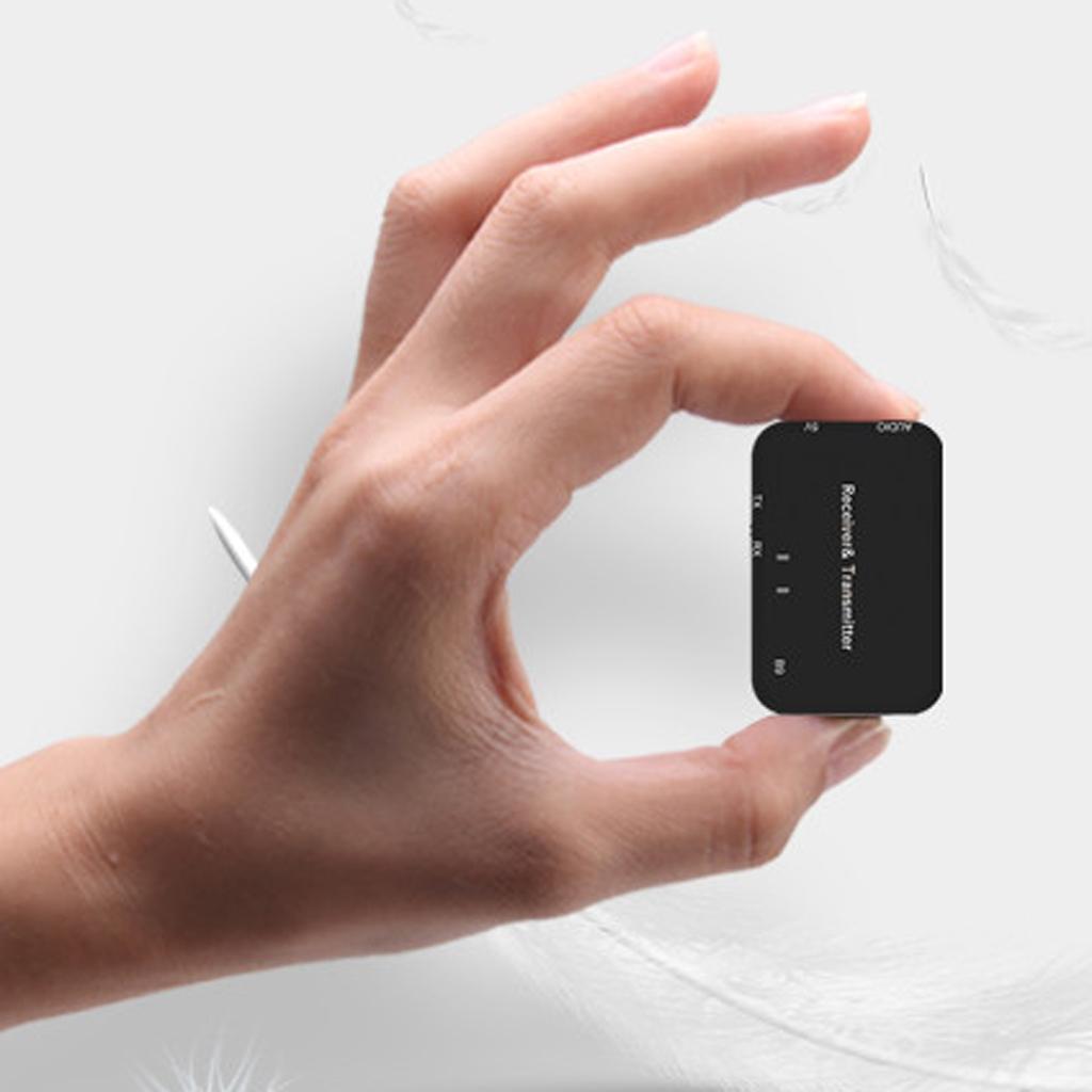 Portable 2 in 1 3.5mm  Transmitter And Receiver Audio Adapter Box