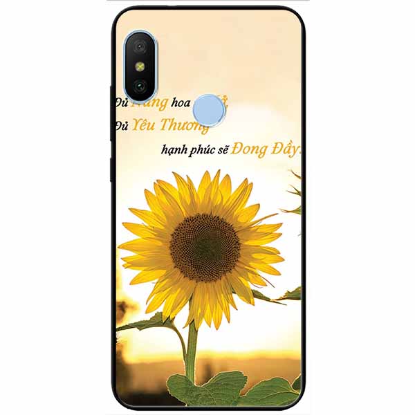 Ốp lưng dành cho Xiaomi Mi 8 mẫu Đủ Nắng Hoa Sẽ Nở