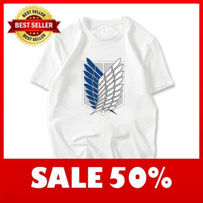 (SALE HOT) Áo Thun Tay Ngắn In Hình Anime Attack On Titan