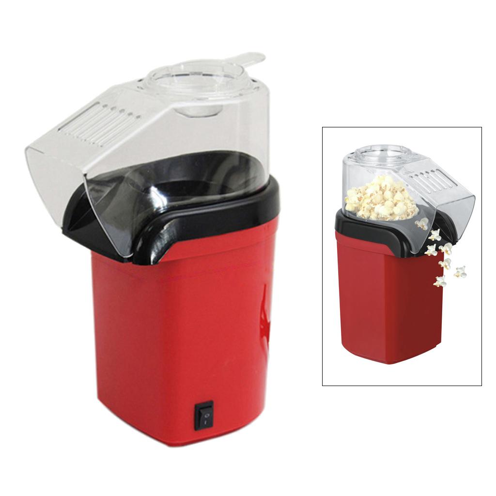 1200W Electric Corn Popcorn Maker Automatic  Mini Air Popcorn Making EU Plug