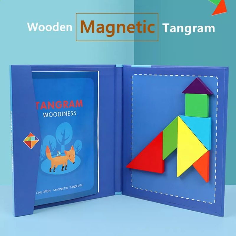 Đồ chơi gỗ Bộ xếp hình Tangram