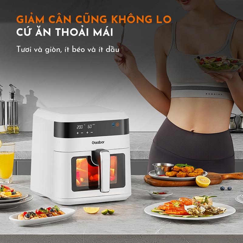 Nồi chiên không dầu GAABOR GA-E85AS dung tích 8.5L - Thép không gỉ - Giá rẻ - Hàng chính hãng