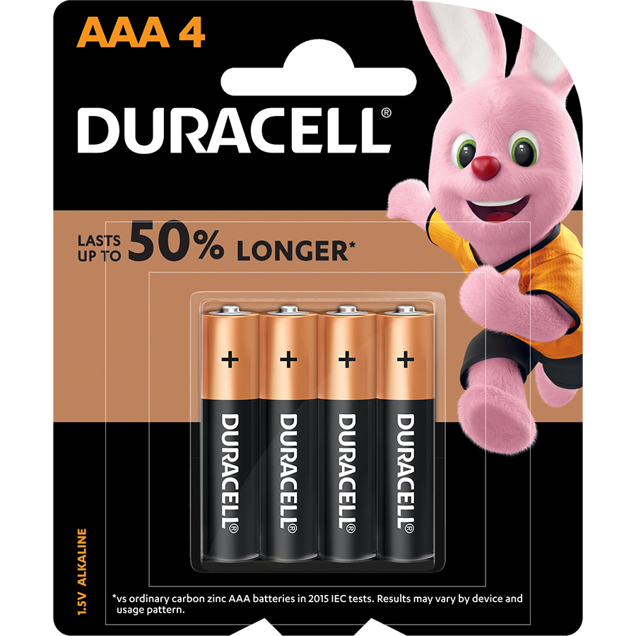 Pin Kiềm Duracell Coppertop AAA Vỉ 4 Viên - O000006