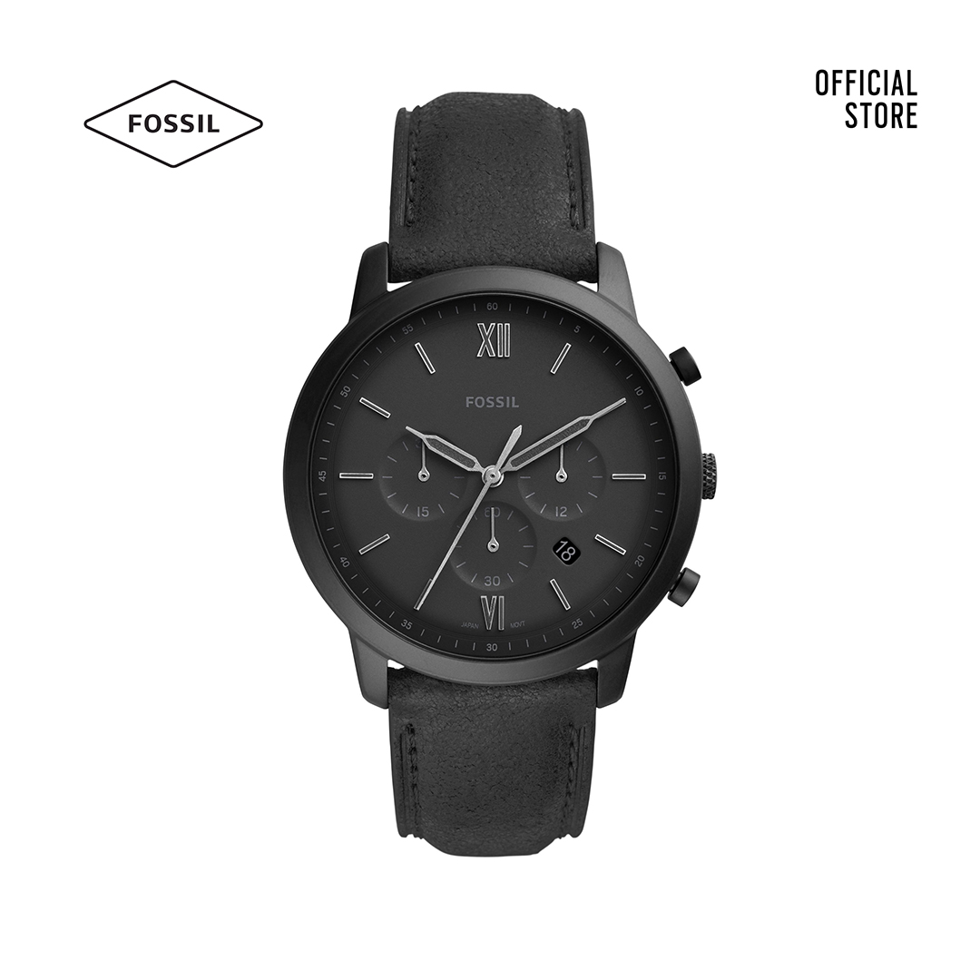 Đồng hồ nam Fossil NEUTRA CHRONO dây da FS5503 - đen