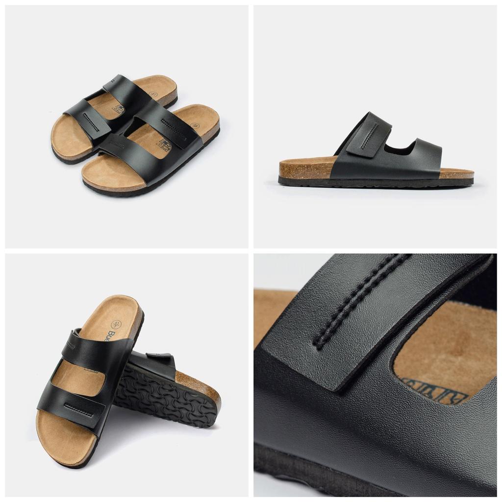 Dép đế trấu nam nữ unisex birken quai ngang Buenas - BU04