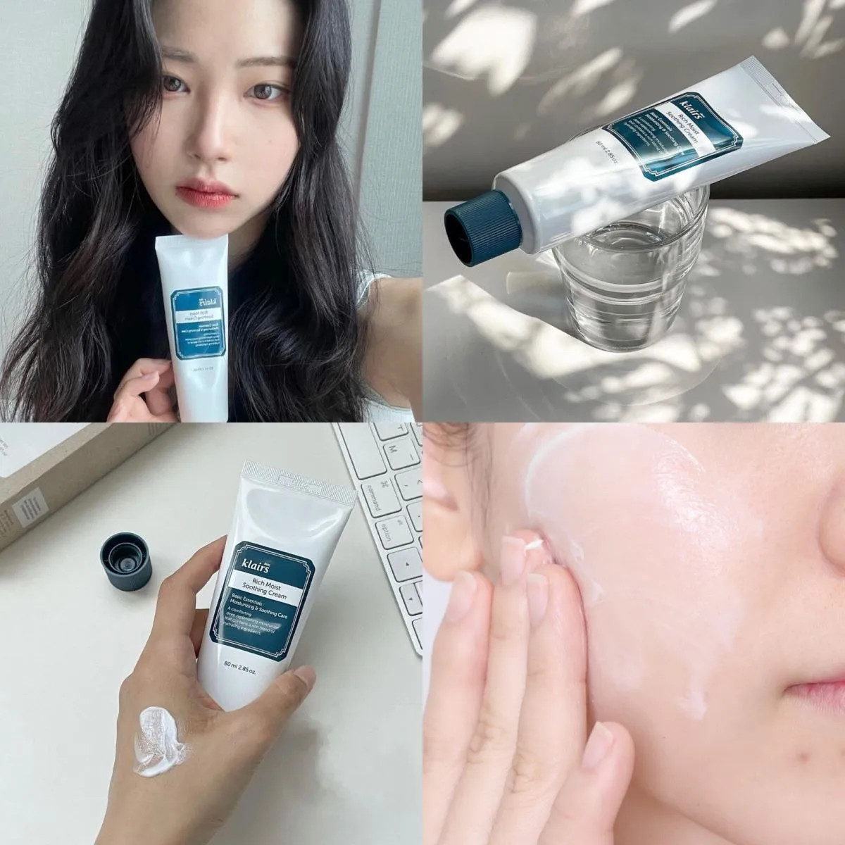 Kem Dưỡng Ẩm Klairs Rich Moist Soothing Cream cho da khô cấp ẩm & chống lão hóa 80ml