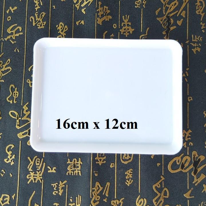 Khay nhựa mâm nhựa trắng nhiều size kích cỡ chuyên dụng đựng trang sức phụ kiện trưng bày.