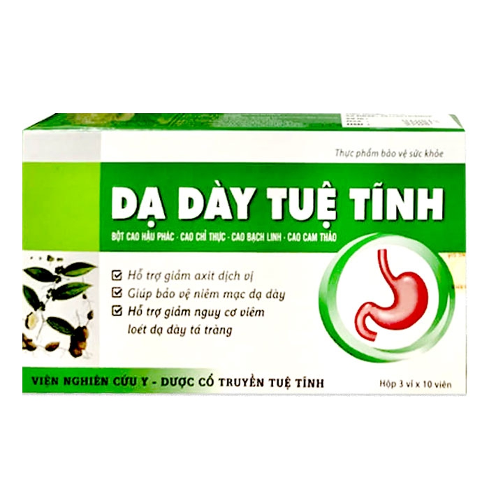 Liệu Trình 4 Hộp DẠ DÀY TUỆ TĨNH – Hỗ trợ giảm viêm loét dạ dày, tá tràng, giảm đau thượng vị