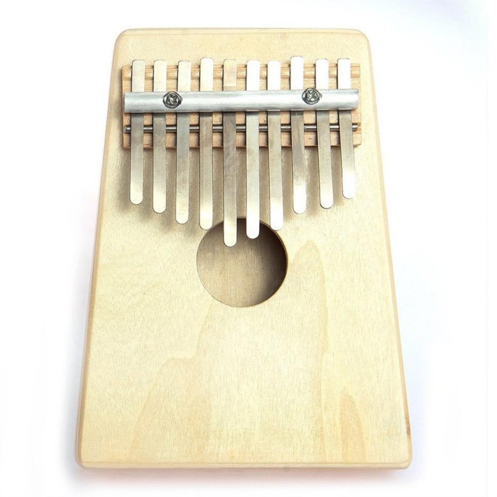 10 Keys Finger Kalimba Mbira African Thumb Piano Percussion Musical Instrument