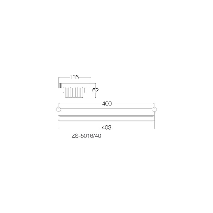 Rổ đa năng 40cm - INOX SUS 304 ZS-5016-40