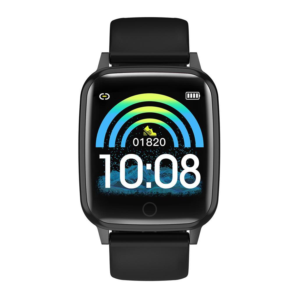 Smart Watch Heart Rate Oxygen Blood Pressure Sport Fitness Tracker Black