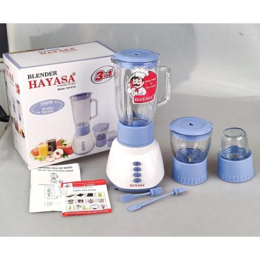 MÁY XAY SINH TỐ HAYASA-HS01 CÔNG SUẤT 350W DUNG TÍCH 1.2L VỚI CỐC THỦY TINH AN TONAF, TIỆN LỢI VÀ NHANH CHÓNG