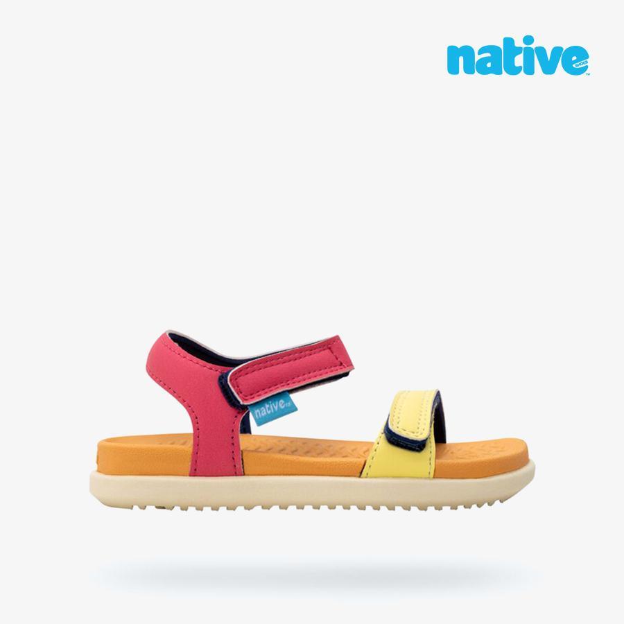 Giày Sandals Bé Gái Native Charley Sugarlite Block Junior