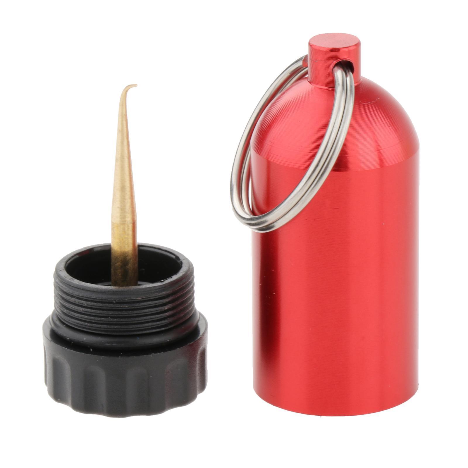 3x Mini Scuba Diving Tank, Cylinder Storage Bottle with  Key Chain Dive Aluminum Alloy Repair
