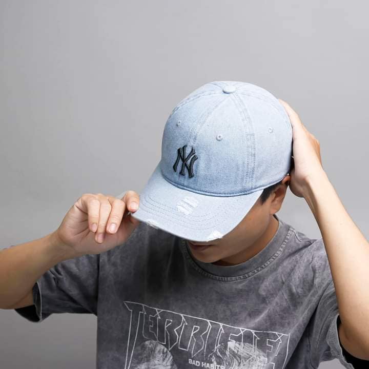 (NEW) Nón kết, mũ lưỡi trai NY phối vải nhung Form chuẩn đẹp (Ảnh thật)