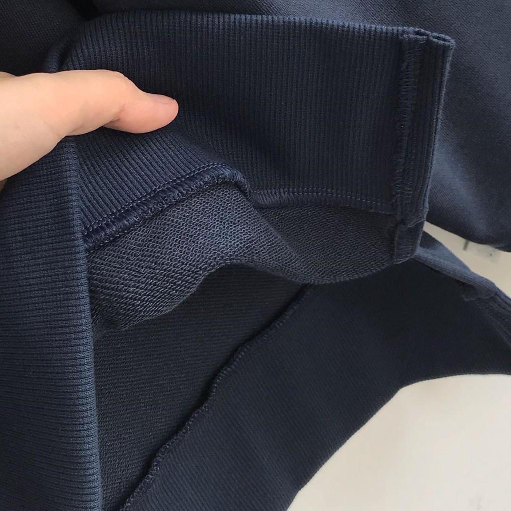 Áo Khoác Chất Nỉ Da Cá Thêu Hình Chai Form Rộng Nữ Đen Xanh Xám Ullzang