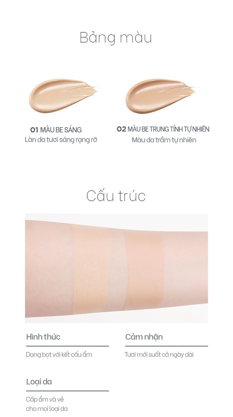 PHẤN NƯỚC KLAVUU BLUE PEARLSATION HIGH COVERAGE MARINE COLLAGEN AQUA CUSHION SPF50 PA+++