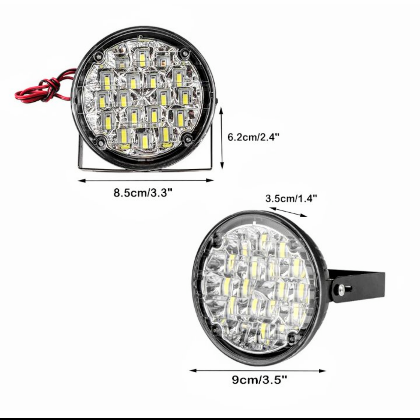 COMBO 2 ĐÈN TRỢ SÁNG NHIỀU TIM LED SIÊU SÁNG LẮP XE MÁY XE HƠI ÔTÔ MẪU MỚI HÀNG LOẠI CỰC SÁNG HÀNG CHUẨN